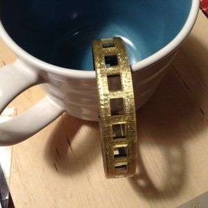 Harbor Gold Carved Cuff